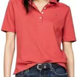 Tommy Hilfiger Polo Piqué Donna a Maniche Corte Modello 1985