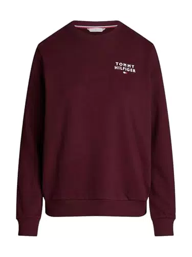 Tommy Hilfiger Felpa Track Top Donna Scollo Rotondo