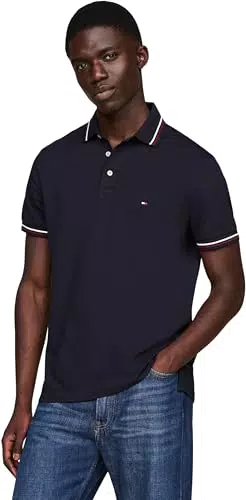 Tommy Hilfiger Polo Tipped Slim Fit MW0MW37346 S/S