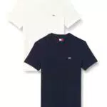Tommy Jeans T-Shirt Slim Fit Uomo in Jersey di Cotone