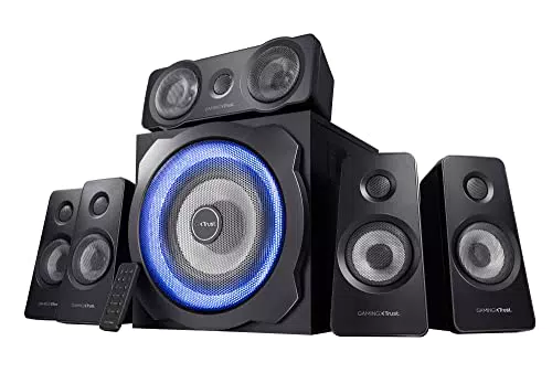Trust Gaming GXT 658 Altoparlanti Surround 5.1 con Subwoofer LED 180W