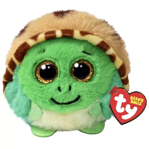 Ty Beanie Balls - Cruiser la Tartaruga con gli Occhioni Dorati Glitter