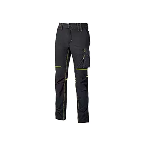 U-Power World, Pantaloni Cargo Slim Fit, con Multi Tasche Frontali e Laterali
