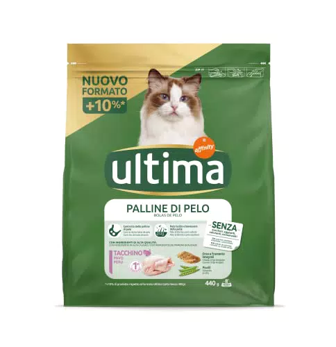 Ultima Cibo per Gatti per Prevenire le Palline di Pelo