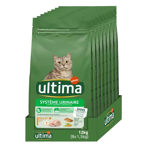 Ultima Crocchette per Gatto con Protezione Urinaria al Pollo
