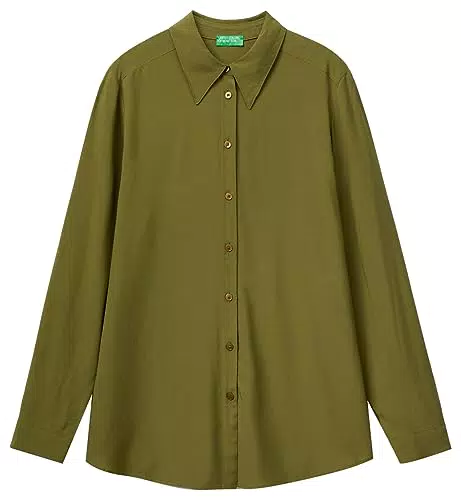 United Colors of Benetton Camicia Chic Elegante per Occasioni Speciali