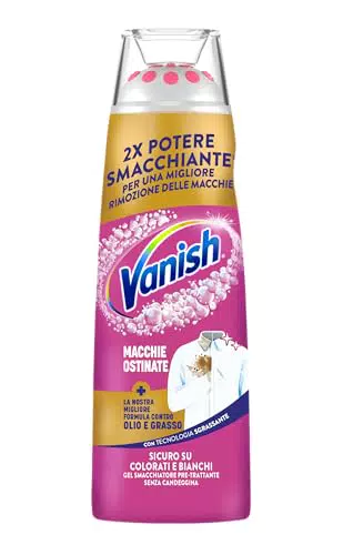 Vanish Gel Smacchiante Pre-Trattante – Potere Smacchiante per Macchie Ostinate