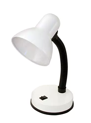 VELAMP Charleston Lampada da Tavolo Flessibile per Scrivania e Lettura