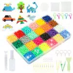 VFANDV Kit Fai da Te Perline per Bambini - Set Artigianale Ricaricabile