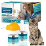 VICSOM Diffusore Feromoni per Gatti - Calmante Antistress 60 Giorni