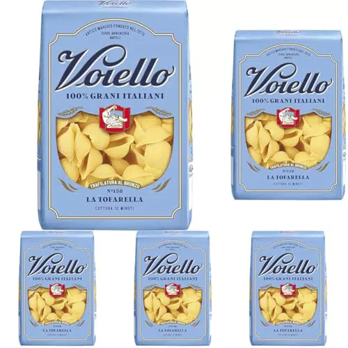 Voiello Pasta Tofarelle n.138 - Grani 100% Italiani, Trafilatura al Bronzo