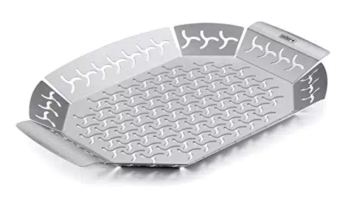 Weber Premium Scodella in Acciaio Inossidabile Resistente al Calore per Grill