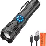 WINDFIRE Torcia elettrica USB ricaricabile da 300000 lumens