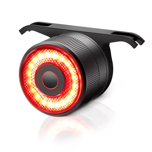 XIAOKOA Fanale Posteriore per Bicicletta Ricarica USB con Rilevamento Luce