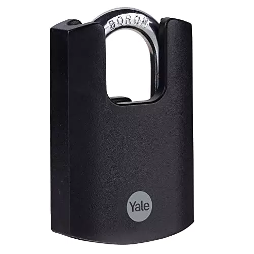 Yale Lucchetto di Alta Sicurezza Y121B con Arco Protetto in Acciaio Indurito