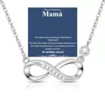 YELUWA Collana Infinito in Argento 925 - Idee Regalo Festa della Mamma