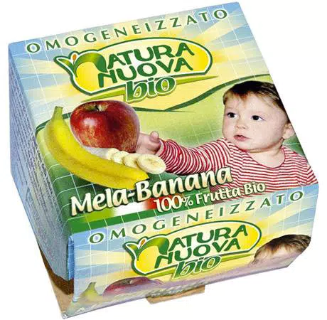 Yo frutta Polpa di Mela e Banana Bio Senza Zuccheri