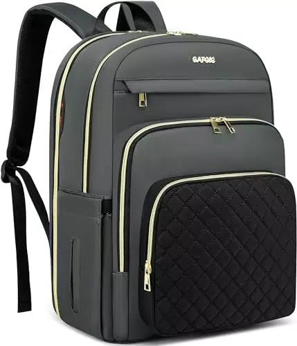 Zaino per computer portatile impermeabile convertibile con porta USB - Casual Daypack