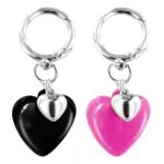 Portachiavi a Forma di Cuore - Regalo Ideale per Coppie e Insegnanti
