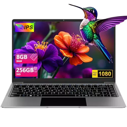 **Portatile 14" Notebook Celeron N4020, 256GB, Win 11, Espansione SSD 1TB**