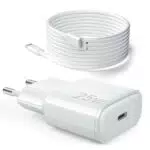 Apple Caricatore Rapido 25W per iPhone 14/13/12/11 con Cavo USB-C a Lightning