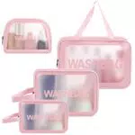 Beauty Case Trasparente da Viaggio - Borsa Cosmetici Impermeabile