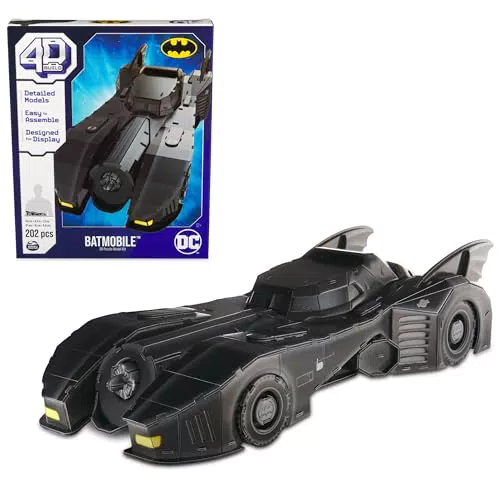 4D Build Batmobile - Modellino 3D in cartone di alta qualità per fan di Batman