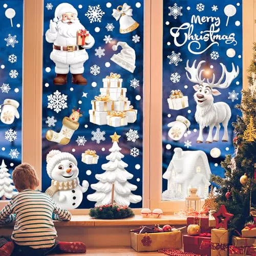 Adesivi Natalizi per Finestre - Vetrofanie e Decorazioni per il Natale