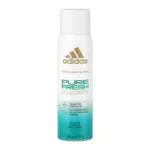 Adidas Pure Fresh Deodorante Spray Unisex, 24 Ore di Protezione, 100 ml