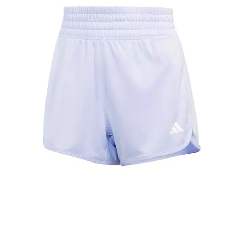 adidas Pacer Essentials - Pantaloncini da Donna a Vita Alta 12,7 cm
