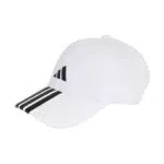 adidas Unisex - Adulto Bball 3S cap New Logo, Black/White