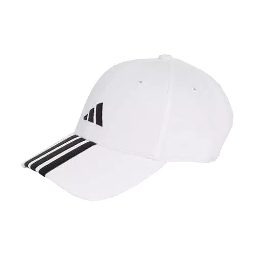 adidas Unisex - Adulto Bball 3S cap New Logo, Black/White