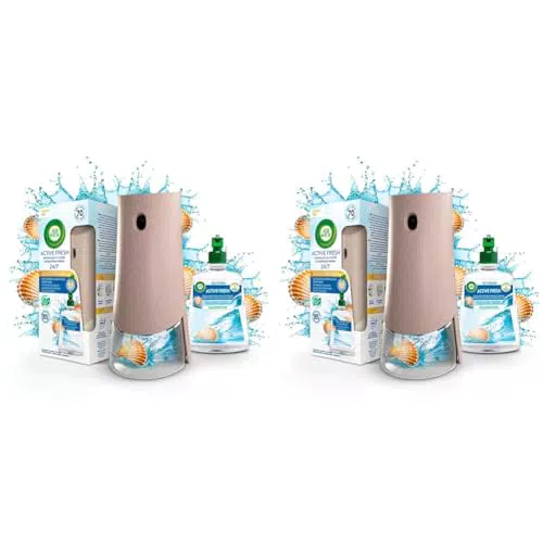 Air Wick Active Fresh Deodorante per Ambienti, Confezione con 1 Diffusore Automatico senza gas