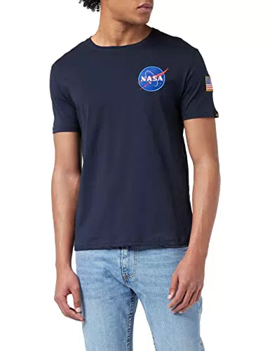 Alpha Industries Maglietta da Uomo Space Shuttle T-Shirt