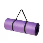 Amazon Basics Tappetino Yoga Extra Spesso con Corde per il Trasporto