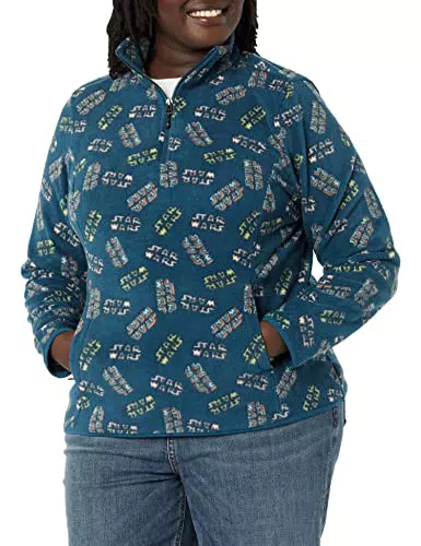 Amazon Essentials Giacca in Pile con Cerniera Corta Donna Star Wars