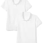 Amazon Essentials Polo A Maniche Corte da Uniforme per Bambine e Ragazze