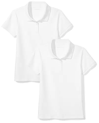 Amazon Essentials Polo A Maniche Corte da Uniforme per Bambine e Ragazze