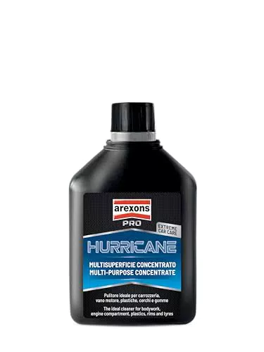 Arexons Hurricane Pulitore Multisuperficie per Carrozzeria e Gomme 500ml