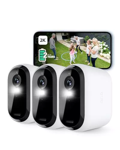 Arlo Essential Telecamera WiFi Esterno Senza Fili con Sirena e Visione Notturna