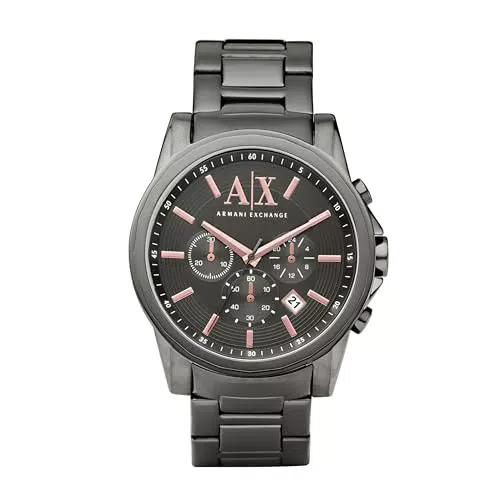 Armani Exchange Orologio Cronografo da Uomo in Acciaio Inossidabile AX2086