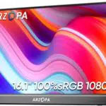ARZOPA Monitor Portatile 16 2.5K QHD USB-C HDMI per Laptop e Console