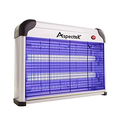 Aspectek Insetticida Elettrico 20W per Interni con Attrazione Ultravioletto