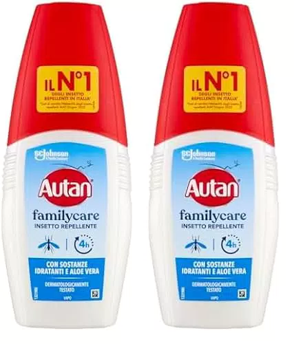 Autan Family Care Vapo, Insetto Repellente e Antizanzare, Spray 100 ml