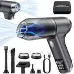 AUTOUTLET Aspirapolvere Elettrico Portatile Brushless 11000 PA per Auto e Casa
