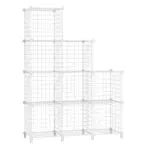AWTATOS Librerie multifunzione a cubo, scaffalature modulari per ufficio e soggiorno