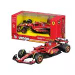 Bburago SF-24 Modello Espositore Scuderia Ferrari F1 Team Carlos Sainz 2024