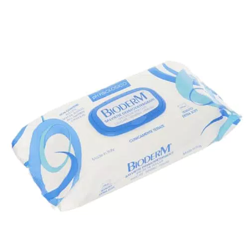 Bioderm Salviette Detergenti Delicate per Corpo e Igiene della Cute Sensibile
