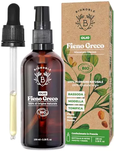Bionoble Olio di Fieno Greco Biologico - Macerato Oleoso Vegan e Cruelty Free