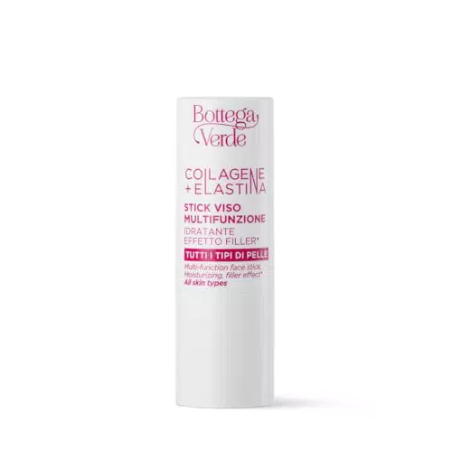 Bottega Verde Stick Viso Multifunzione con Collagene, Elastina e Acidi Ialuronici